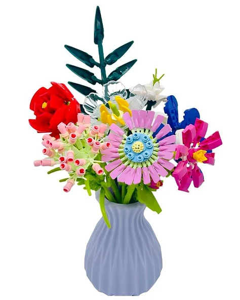 Pasifik Toys Çiçek Buketi Yapım Seti 730 Parça No:2 109 - Resim 2