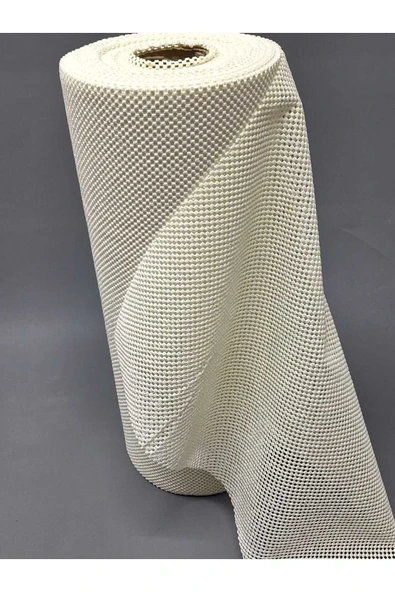 Halı Kaydırmaz -dolap Içi Kaymaz Raf Örtüsü Beyaz  [ KALIN ] - Resim 2