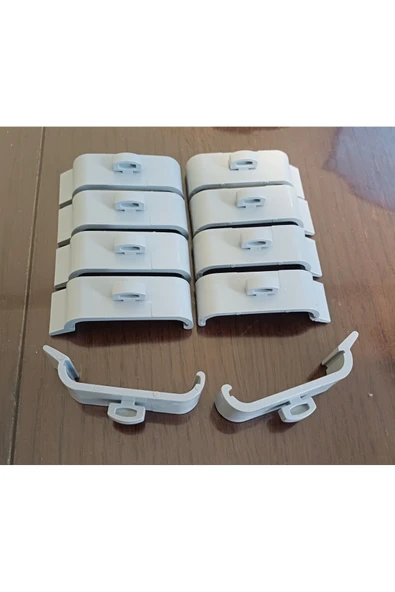 Gülsem Perdecilik Stor Perde Kornis Montaj Aparatı Krem Ve Gri Renk 10 Adet ürün görseli 1