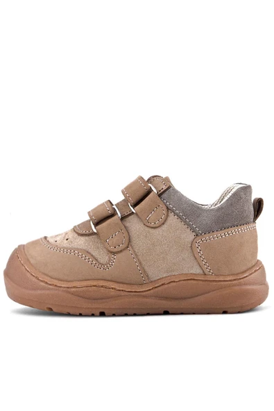 Rakerplus Schaggy Hakiki Deri Vizon Cırtlı Bebek Spor Ayakkabı - Resim 5