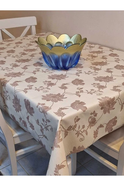 SİMLİ KETEN DOKULU PVC MASA ÖRTÜSÜ ürün görseli