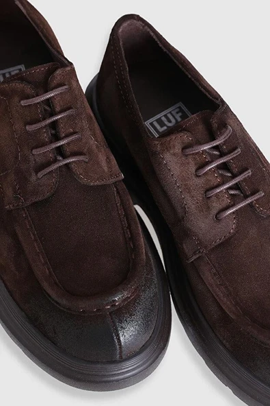 Lufıan 112230215 Logan Kahve Erkek Deri Casual Ayakkabı - Resim 4