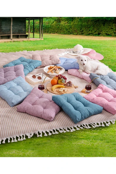 Misev Lila Pofidik Sandalye Minderi - Resim 3