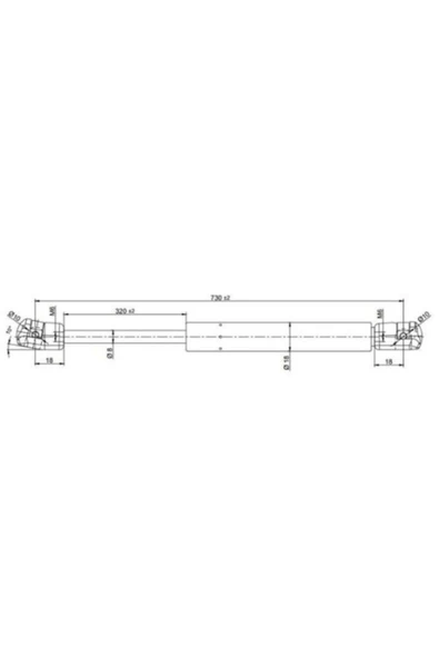 Vw Golf V 2004-2009 / Jetta 2006-2011 Motor Kaput Amortisörü 1k0823359a - Resim 2