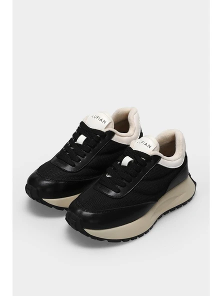 Lufian 122230016 Sıa Siyah Kadın Günlük Sneaker - Resim 2