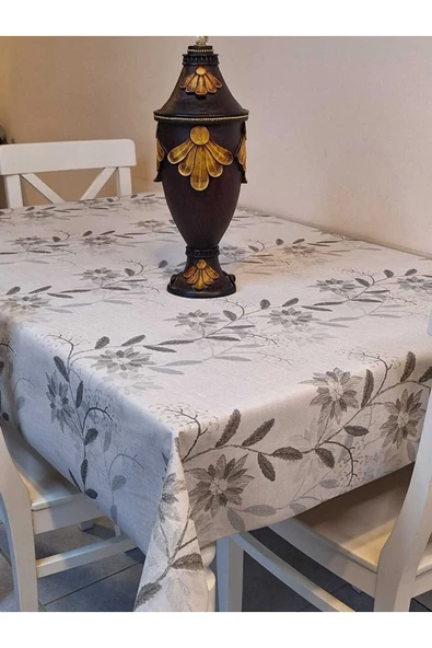 SİMLİ KETEN DOKULU PVC MASA ÖRTÜSÜ ürün görseli