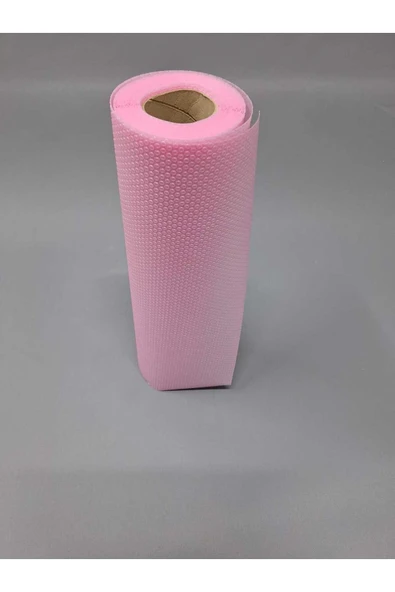 Pembe Raf Ve Dolop Içi Örtüsü - Kaymaz Raf Örtüsü 45cm X 500 Cm - Resim 3