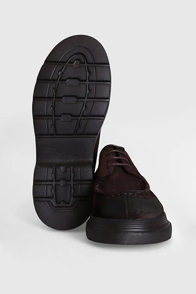 Lufıan 112230215 Logan Kahve Erkek Deri Casual Ayakkabı - Resim 6