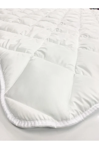 Misev Çift Kişilik Antialerjik Lüx Microfiber Yorgan + 2 Adet 800 Gr Boncuk Slikon Yastık Seti - Resim 3