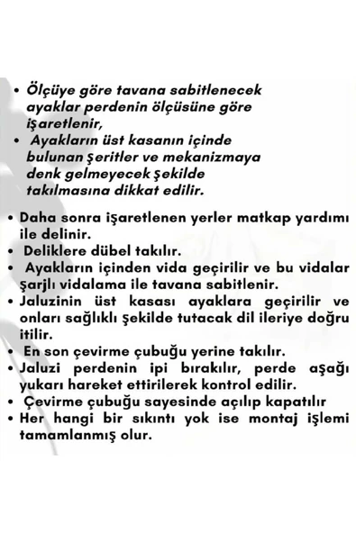 Gülsem Perdecilik Siyah Jaluzi Perde 25 M - Resim 3