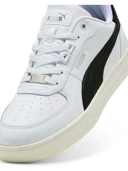 Puma 395016-13 Caven 2.0 Lux Beyaz-Siyah Erkek Günlük Sneaker - Resim 4