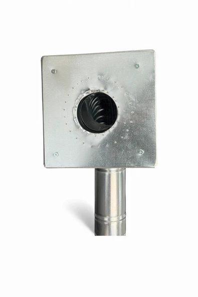 Isı Yalıtımlı Yanmaz Boru Baca Çıkışı - Çap 8cm Konteyner, Tiny House İçin - Resim 5