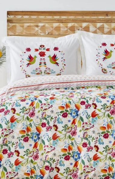 Karaca Home Parlin Fusya Rnf Çift Kişilik Nevresim Takımı Fuşya ürün görseli