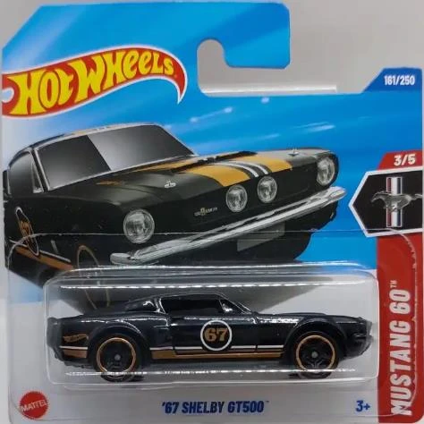 Hot Wheels Tekli Arabalar '67 Shelby GT500 JBB94 (Mustang 60) - Resim 2