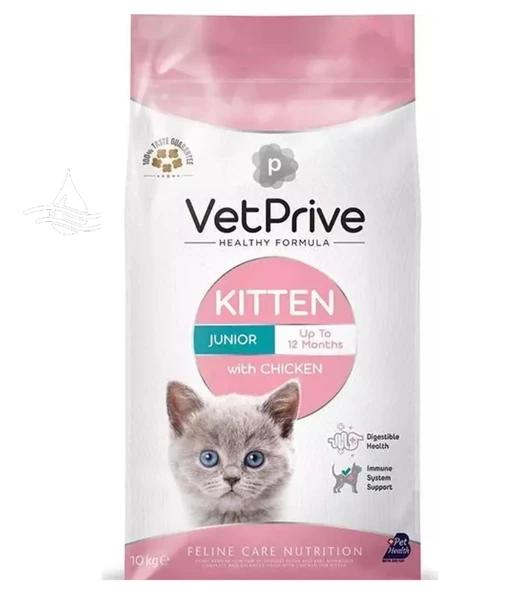 Vet Prive Yavru Kedi Maması Tavuklu 10 Kg ürün görseli
