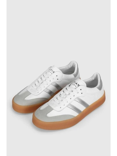 Lufıan 112230234 Davıd Beyaz Erkek Günlük Sneaker - Resim 4
