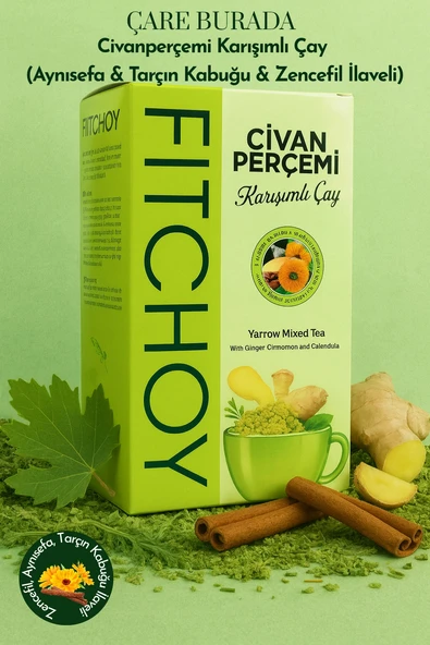 Fitchoy - Civanperçemi Çay 90 gr × 45 Adet (Aynısefa & Tarçın Kabuğu & Zencefil İlaveli) ürün görseli