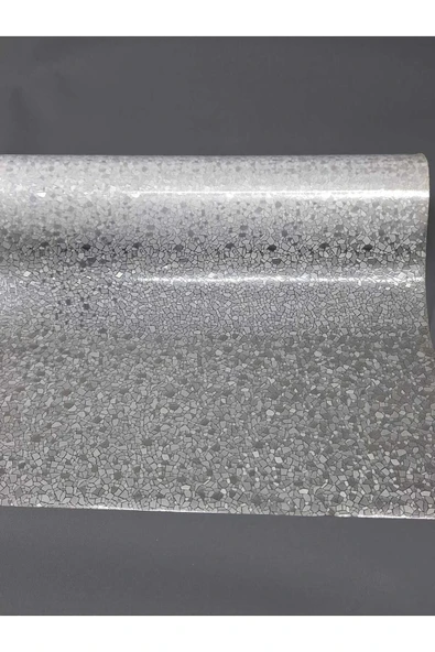 Cam Filmi Kaplama Statik Folyo  Buzlu Desenli Duşa Kabin Pencere Ofis Dekorasyon - Resim 4