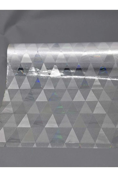 Cam Filmi Kaplama Statik Folyo  Buzlu Desenli Duşa Kabin Pencere Ofis Dekorasyon - Resim 5