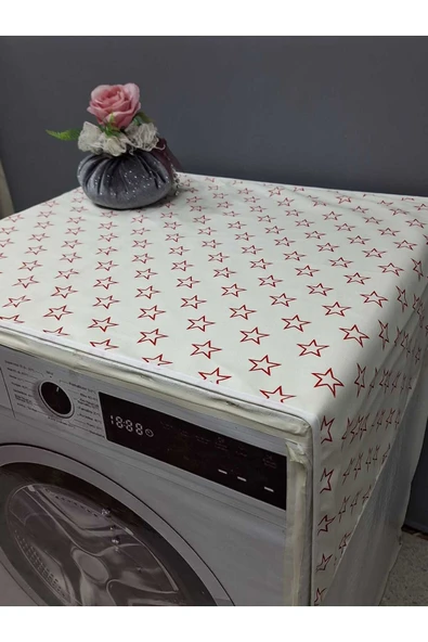 RENKLİ DESENLİ DUCK KUMAŞ ÇAMAŞIR VE KURUTMA MAKİNESİ ÖRTÜSÜ 120X60CM - Resim 4