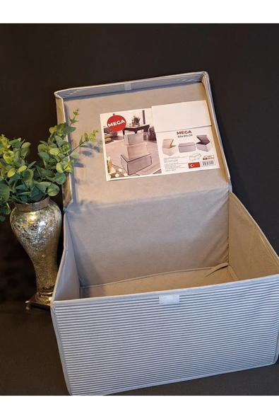 ÇOK AMAÇLI SAKLAMA KUTUSU MEGA 60 X 40 X 30 cm - Resim 11