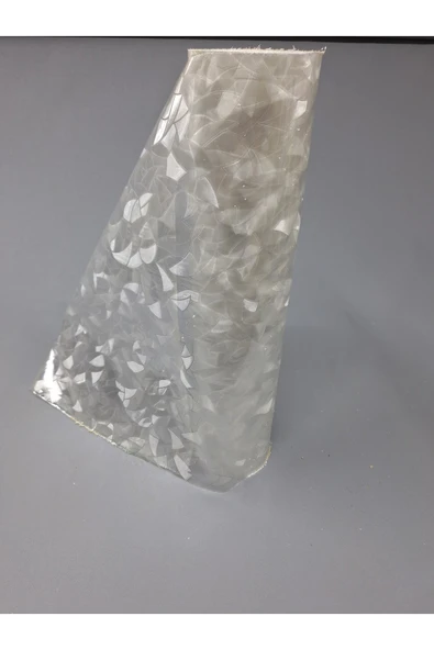 Cam Filmi Kaplama Statik Folyo  Buzlu Desenli Duşa Kabin Pencere Ofis Dekorasyon - Resim 8