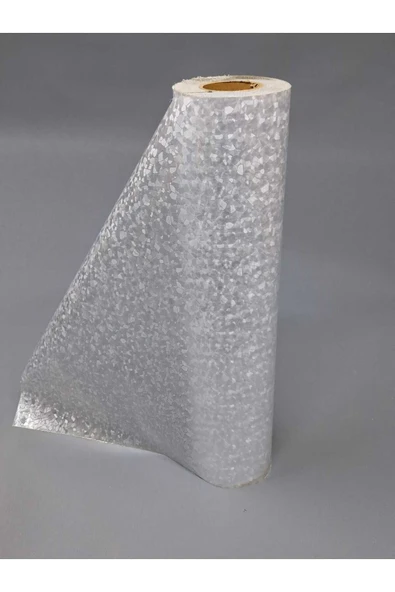 Cam Filmi Kaplama Statik Folyo  Buzlu Desenli Duşa Kabin Pencere Ofis Dekorasyon - Resim 6