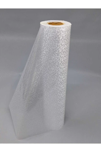 Cam Filmi Kaplama Statik Folyo  Buzlu Desenli Duşa Kabin Pencere Ofis Dekorasyon - Resim 7