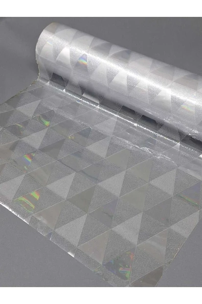 Cam Filmi Kaplama Statik Folyo  Buzlu Desenli Duşa Kabin Pencere Ofis Dekorasyon - Resim 6