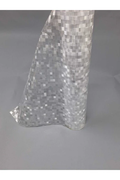 Cam Filmi Kaplama Statik Folyo Buzlu Desenli Duşa Kabin Pencere Ofis Dekorasyon - Resim 5