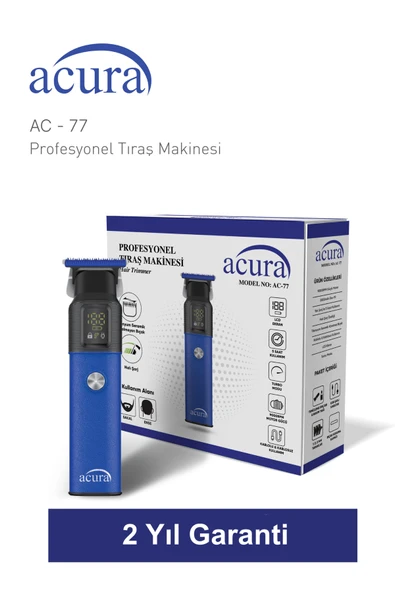 AC-77 Titanyum Seramik Bıçaklı Profesyonel Sakal Ense Tıraş Makinesi ürün görseli
