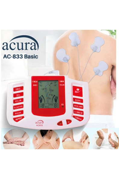 AC-833 Basic Tens Masaj Cihazı - Resim 4