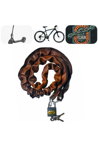 Vi Caro 100 cm Bisiklet Kilidi 100 cm Kask kilidi - Resim 2