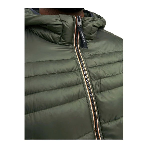 12214531 Jjehero Puffer Kapş.şişme Mont - Yeşil - 6xl - Resim 5