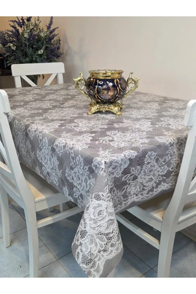 Elyaflı Pvc Muşamba - Desenli Silinebilir Masa Örtüsü ürün görseli