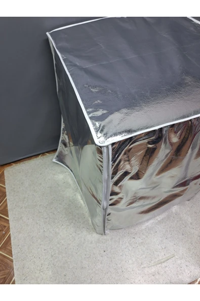 Çamaşır Ve Kurutma Makinesi Örtüsü – Su Geçirmez, Pvc Kaplama, Kumaş Görünümlü - Resim 4