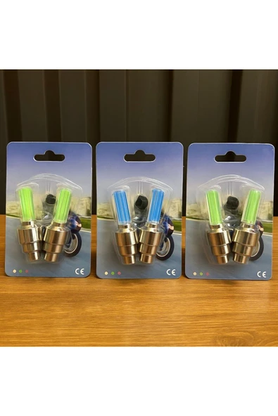 Vi Caro Bisiklet ve Motosiklet Lastik Jant Valf Kapağı LED Işığı Hareket Sensörlü tekerlek ışığı - Resim 3