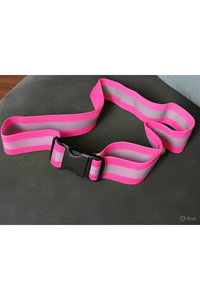 Vi Caro Pembe Reflektörlü Bele Takılan Kemer Ayarlanabilir Tak Kullan (yeni Yasaya Uygun) ürün görseli