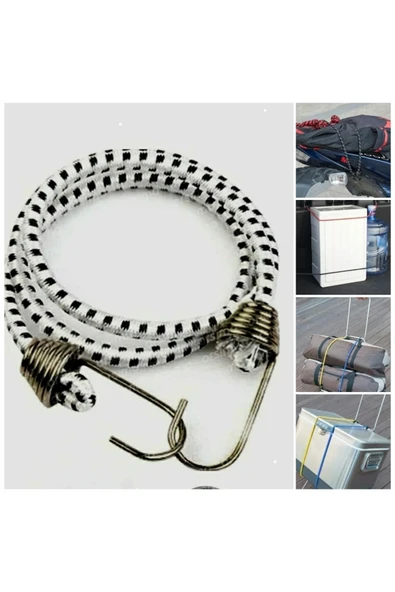 Vi Caro 1 Metre 8 Adet Bagaj Lastiği Kancalı Lastik Gergi Lastiği ürün görseli