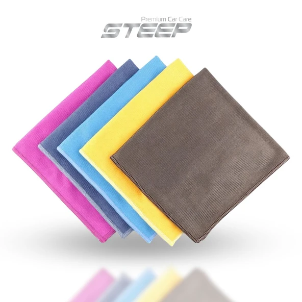STEEP Ultimate Mikrofiber Temizlik Bezi  Renkli Soft Touch Bez 40x40 Cm ürün görseli 1