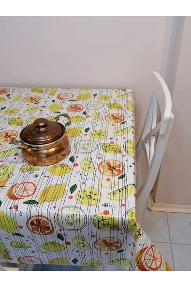 Elyaflı Pvc Muşamba - Fantastik Desenli Silinebilir Masa Örtüsü - Resim 3