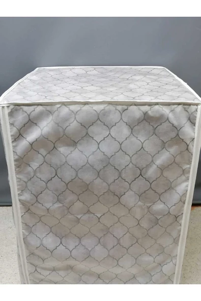 KUMAŞ DOKULU PVC KAPLI SU GEÇİRMEZ ÇAMAŞIR MAKINESI KURUTMA MAKINESI ÖRTÜSÜ ürün görseli