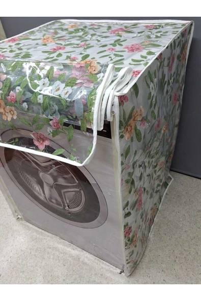 Fermuarlı Çamaşır ve Kurutma Makinesi Örtüsü - Resim 5