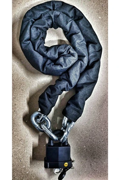 Vi Caro Grade80 G80 13 Mm 1.5 Metre Kesilmez Çelik Motorsiklet Zincir Kilit Yale - Resim 7
