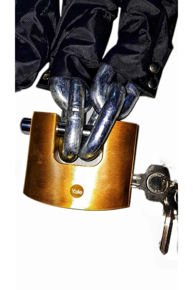 Vi Caro Kesilmez Kilit Grade80 G80 16 Mm Kalınlık 2 Metre Uzunluk Çelik Motorsiklet Zincir Kilit Yale ürün görseli