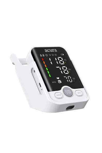 AC-475 Şarjlı, Özel Standlı XXL Manşetli Konuşan Tansiyon Aleti - Resim 5