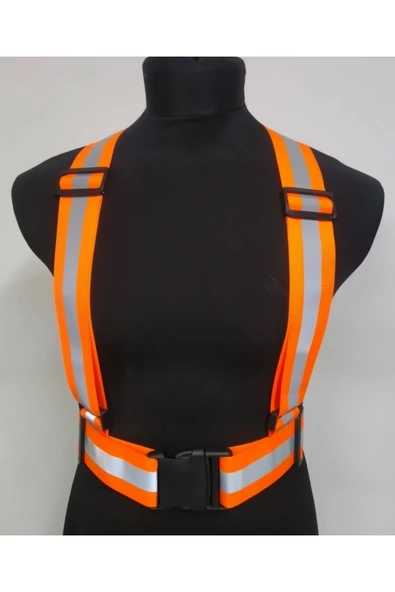 Vi Caro Motorsiklet Reflektörlü Yelek Scooter Reflektör Yelek Bisiklet Reflektif Yelek ürün görseli