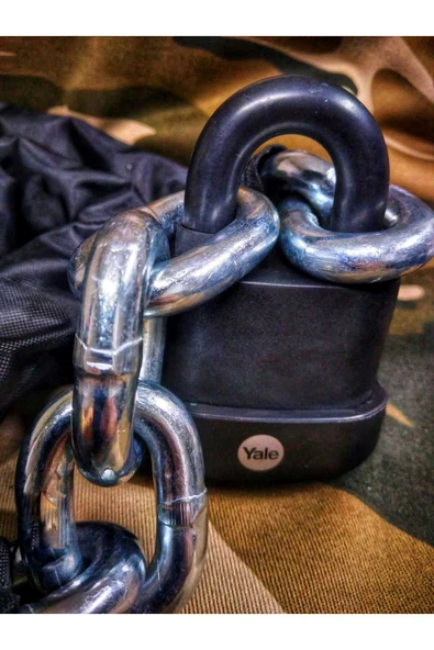 Vi Caro Grade80 (G80) 10 Mm Kalınlık 2.5 Metre Kesilmez Motorsiklet Zincir Kilit Motor Kilidi ürün görseli