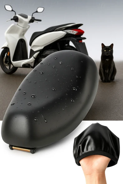 Vi Caro MOTOLX LATTE sele kılıfı motolx latte koltuk kılıfı sele örtüsü su geçirmez - Resim 3