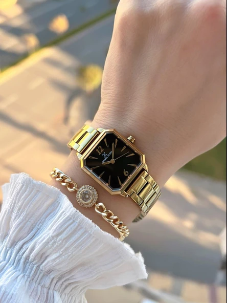 Daniel Klein Çelik Kordon 30 Mt Suya Dayanıklı Kadın Kol Saati+Bileklik BYN.14090.4 - Resim 2